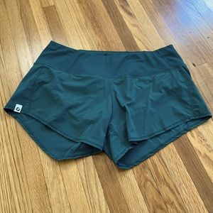 Oiselle Roga Shorts, size 4, teal